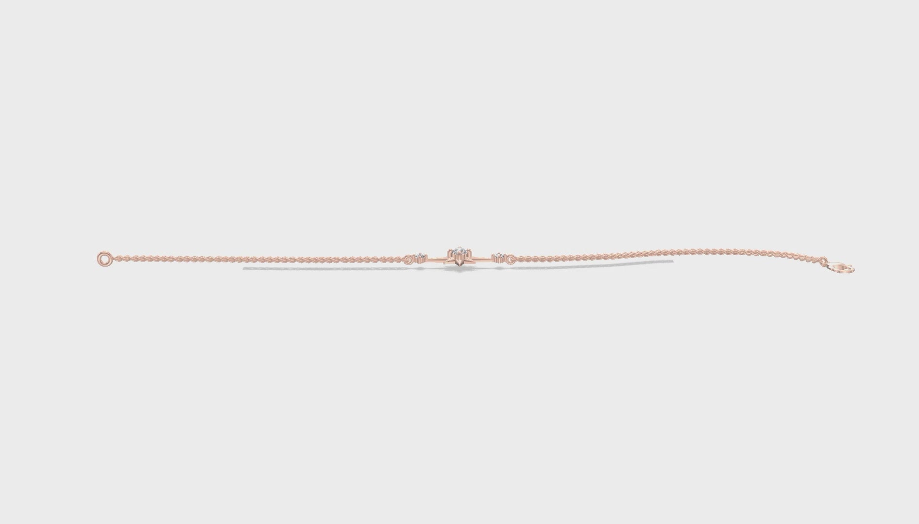 Solara Star Diamond Bracelet Gold