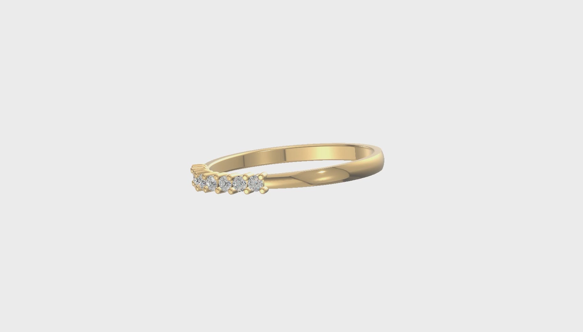 Eternal Grace Diamond Band Gold