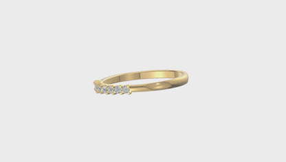 Eternal Grace Diamond Band Gold