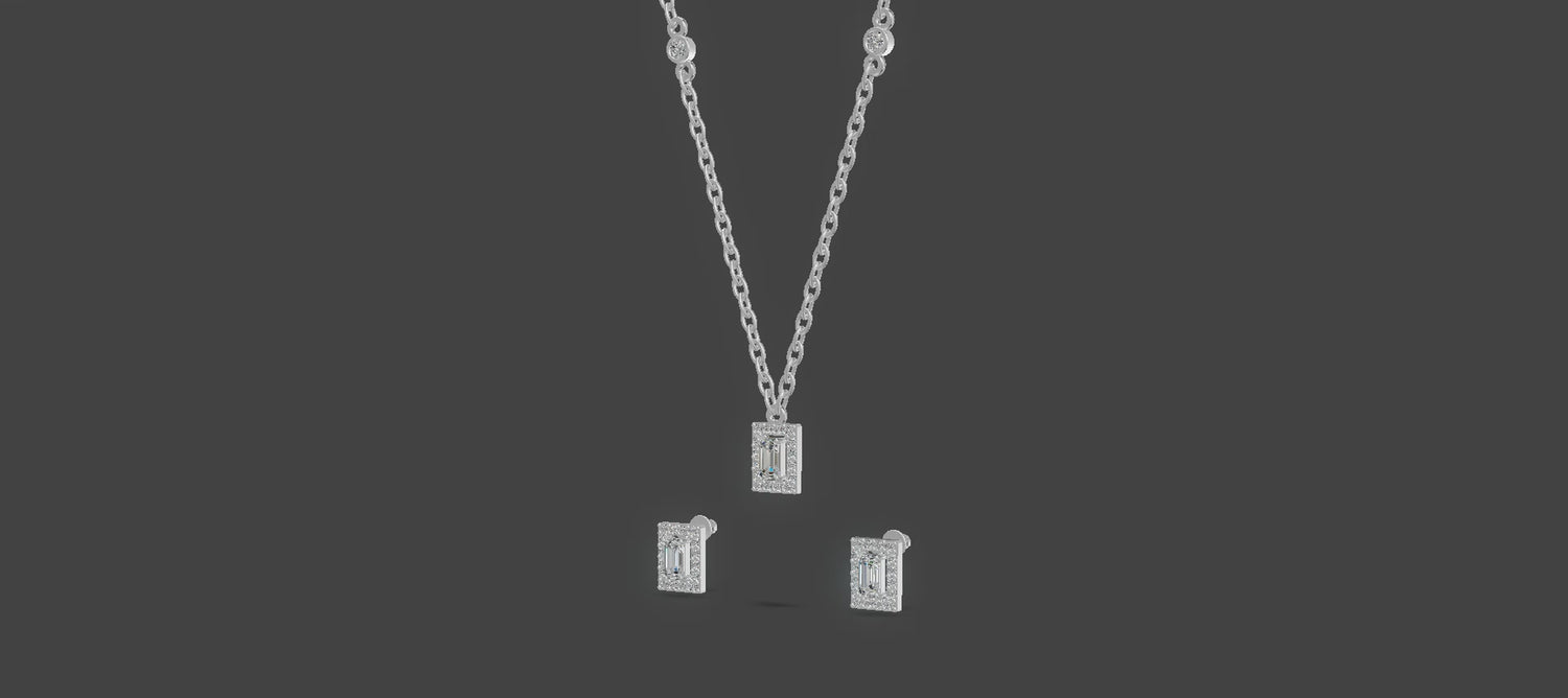 Tri-Node Architectural Chain Set Silver