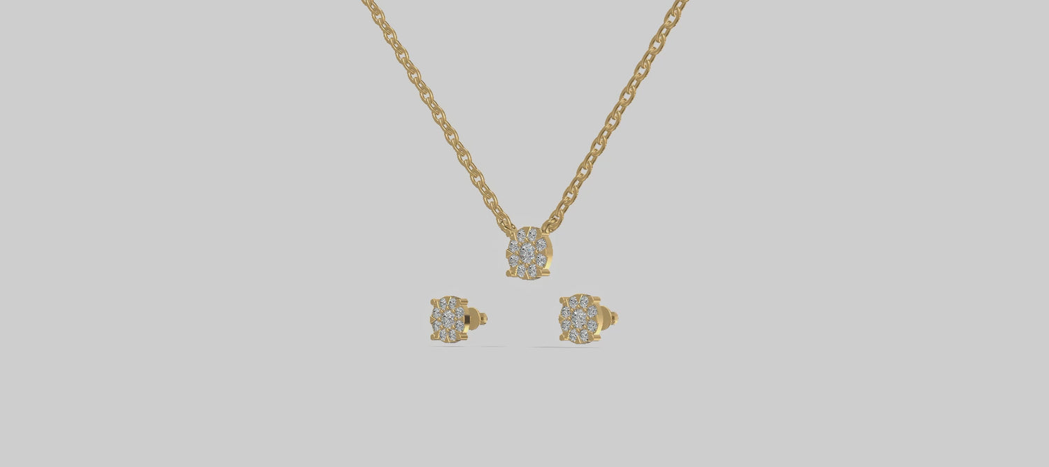 Petal Halo Blossom Trio Set