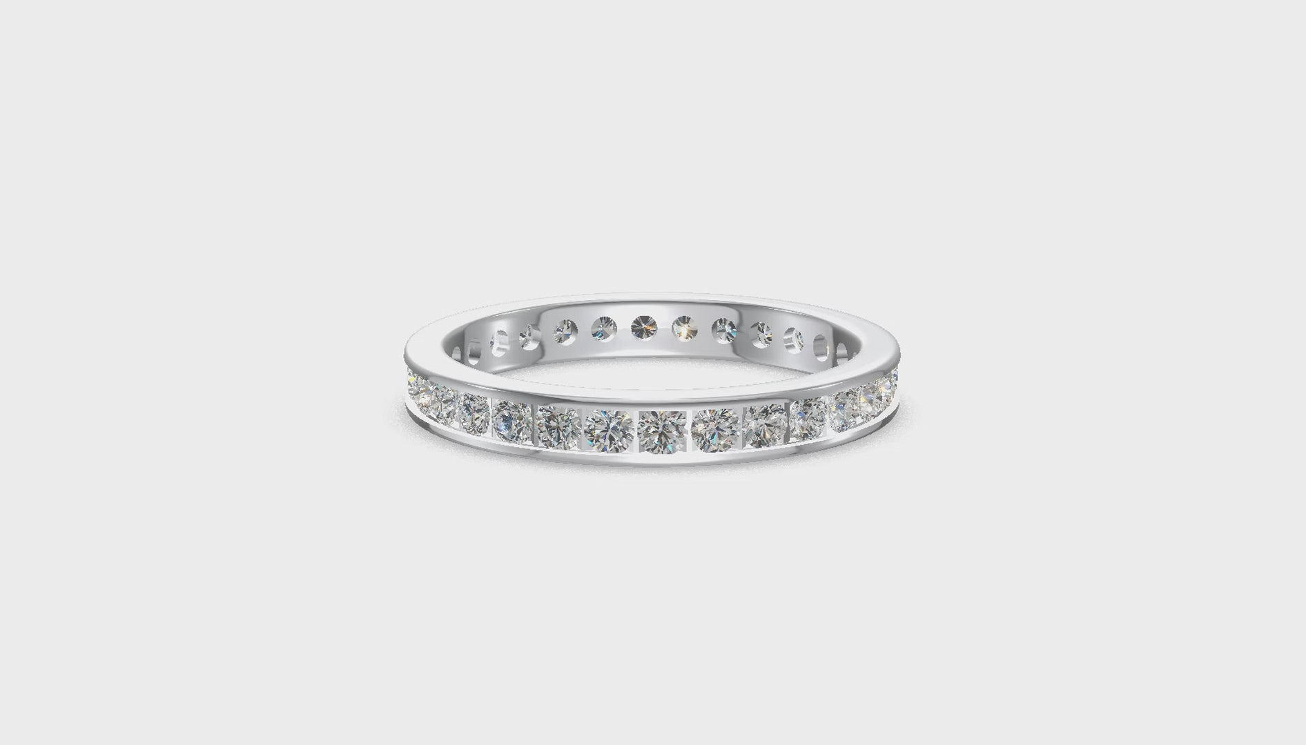 Eternal Radiance Diamond Band Platinum