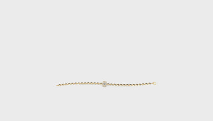 Regalia Baguette Diamond Bracelet Gold