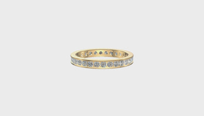 Eternal Radiance Diamond Band Gold