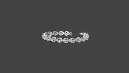 Tear of Elegance Diamond Bracelet Gold
